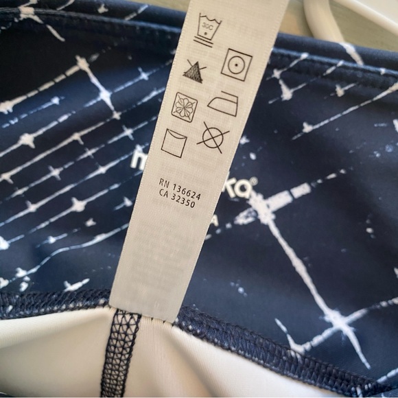 Manduka Star Gaze Leggings Navy White Size Small - Picture 4 of 8